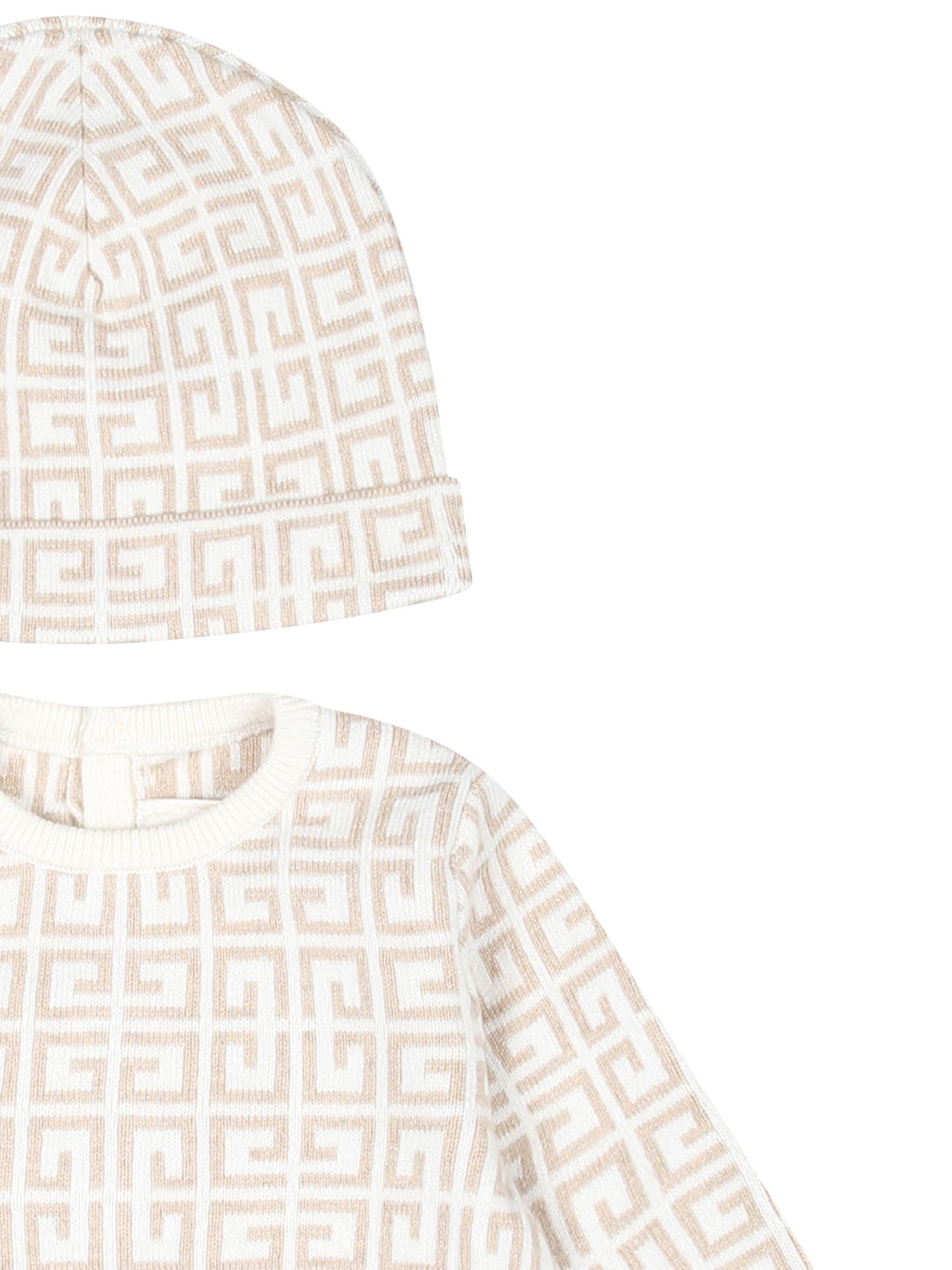 Givenchy Kids 4G-motif romper set