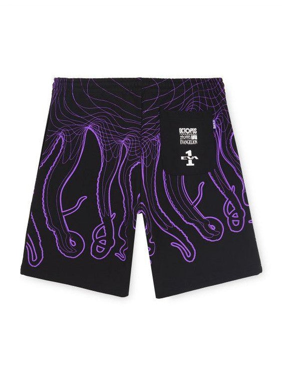 Evangelion – flowing octopus sweatshorts