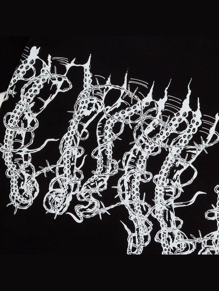 Octopus by giorgio di salvo – barbed wire tee