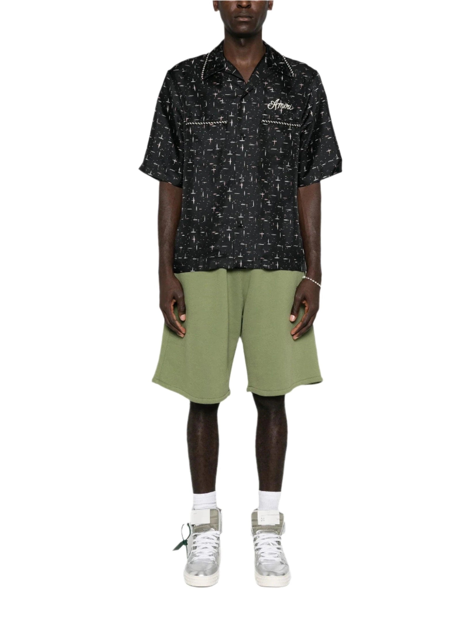 Windy arrow skate sweatshort four leaf c