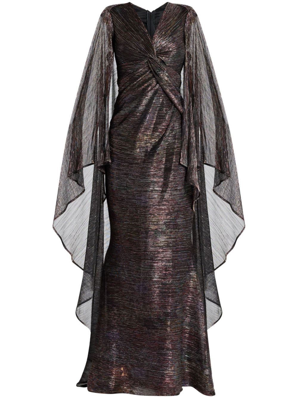 LONG DRESS MYSTERY METALLIC VOILE