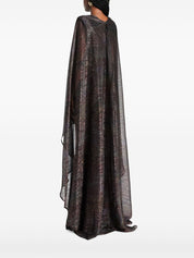 LONG DRESS MYSTERY METALLIC VOILE