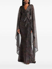 LONG DRESS MYSTERY METALLIC VOILE