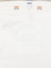 BOSS Kidswear Red-Panda-embroidery sleeping bag