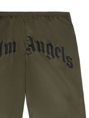 CURVED LOGO SWIMSHORTS MILITARY GREEN