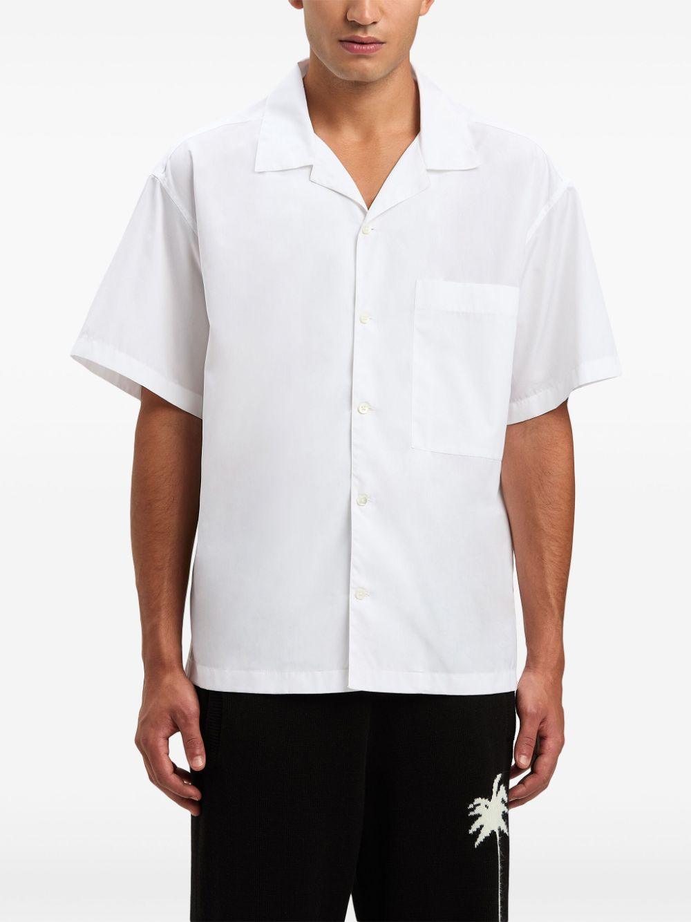 CURVED LOGO CLASSIC SHIRT SS WHITE BLA