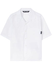 CURVED LOGO CLASSIC SHIRT SS WHITE BLA