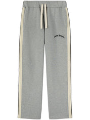 CURVED LOGO TRACK SWEATPANTS GREY MELANG