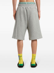 M COLLEGE PALM SWEATSHORTS GREY MELANGE