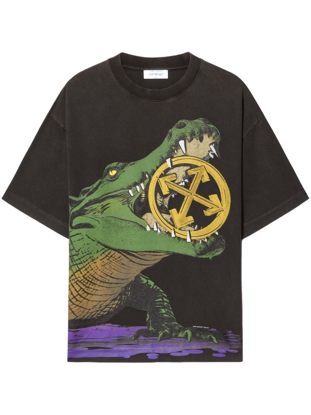 BIG CROCO SKATE S/S TEE VINTAGE BLACK