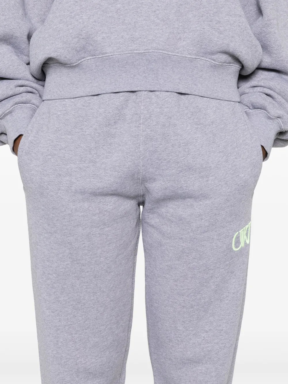 logo-embroidered track trousers