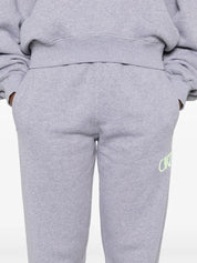 logo-embroidered track trousers