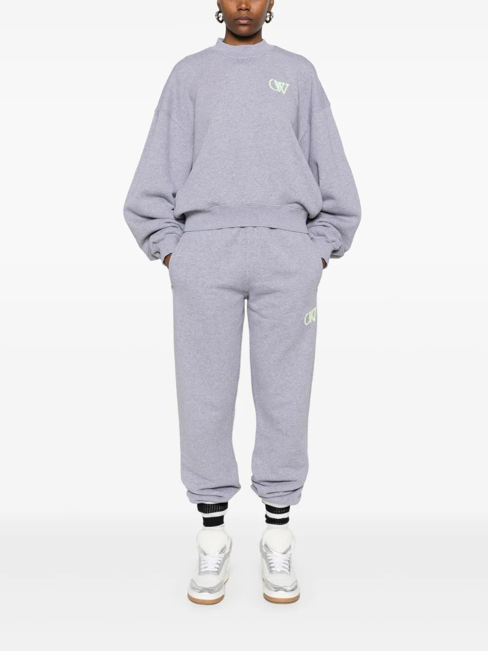 logo-embroidered track trousers