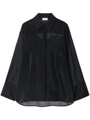 ORGANZA ROXY SHIRT DRESS BLACK