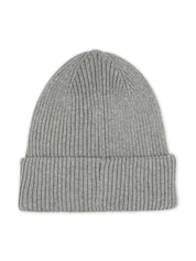 HUGO KIDS logo-patch ribbed beanie