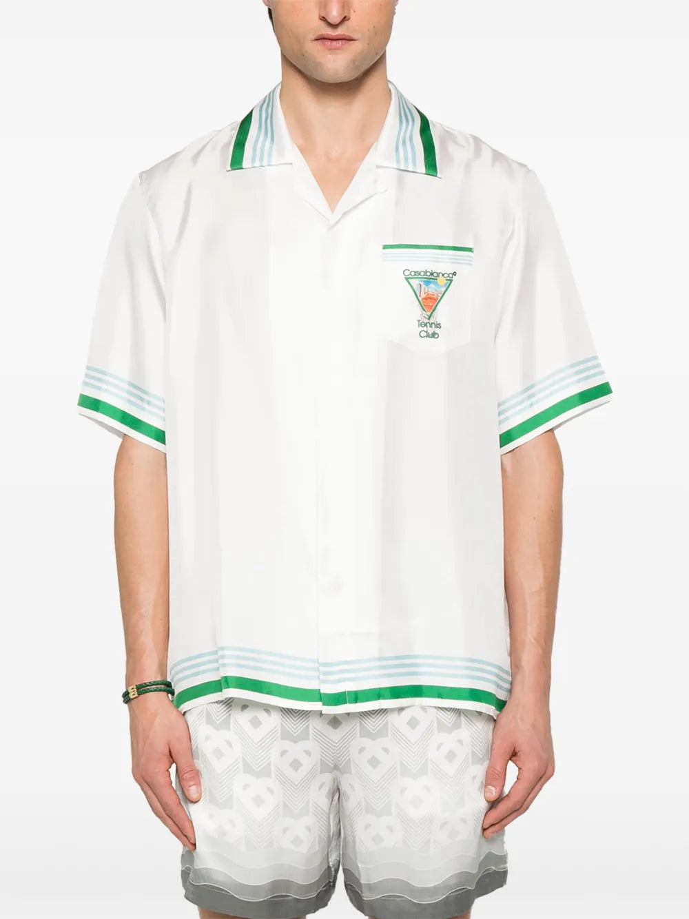 METAPHYSICAL TENNIS ICON SILK SHIRT