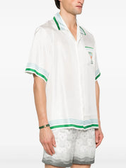 METAPHYSICAL TENNIS ICON SILK SHIRT