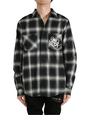 AMIRI SWIRL FLANNEL SHIRT