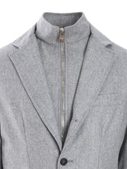 Borrelli zip-up blazer