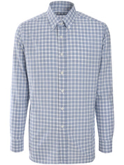 Borrelli checked shirt