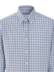 Borrelli checked shirt