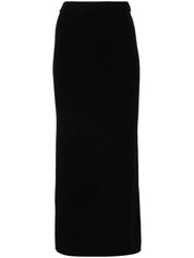 MIDI SKIRT IN BLACK