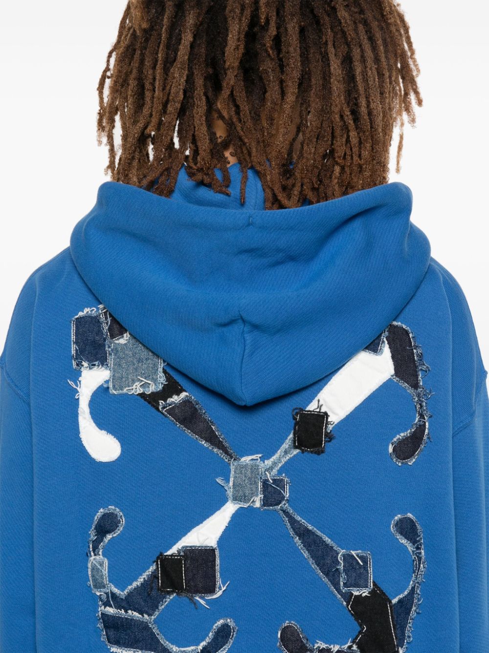 BORO ARROW SKATE HOODIE CAMOUFLAGE BLUE