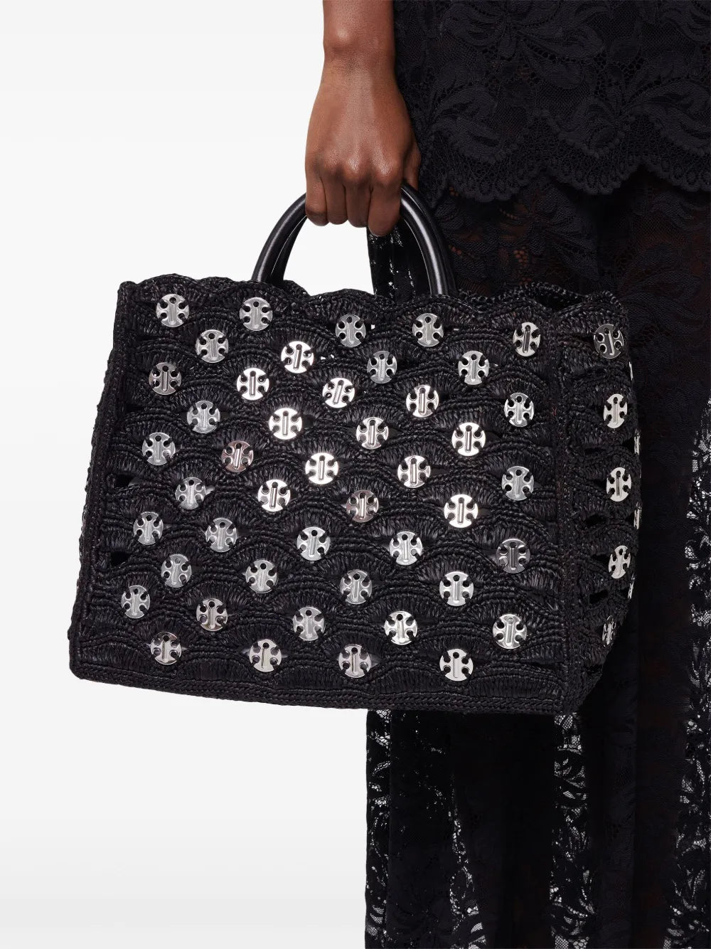 Rabanne woven tote bag