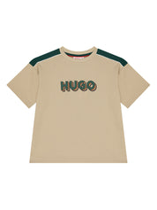 HUGO KIDS logo-print T-shirt