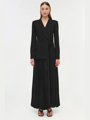 Alexandra Pleated Blazer Midi Dress