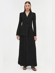Alexandra Pleated Blazer Midi Dress