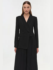 Alexandra Pleated Blazer Midi Dress