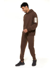 Brown Hoodie With Cenmar Patch