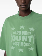 HARD VIBES BOXY T-SHIRT DEEP GREEN LIGHT