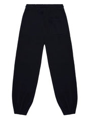 COUNTY FLAME BAGGY SWEATPANTS BLACK RED