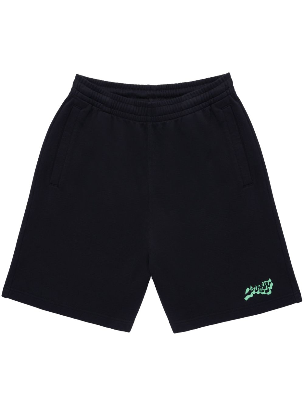 COUNTY FESTIVAL COMFY SHORTS BLACK GREEN