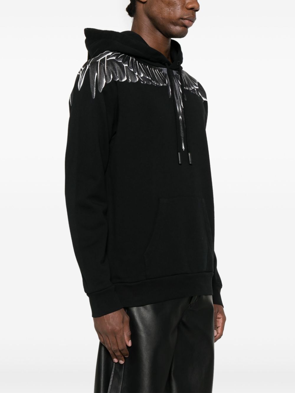 ICON WINGS REGULAR HOODIE BLACK BLACK