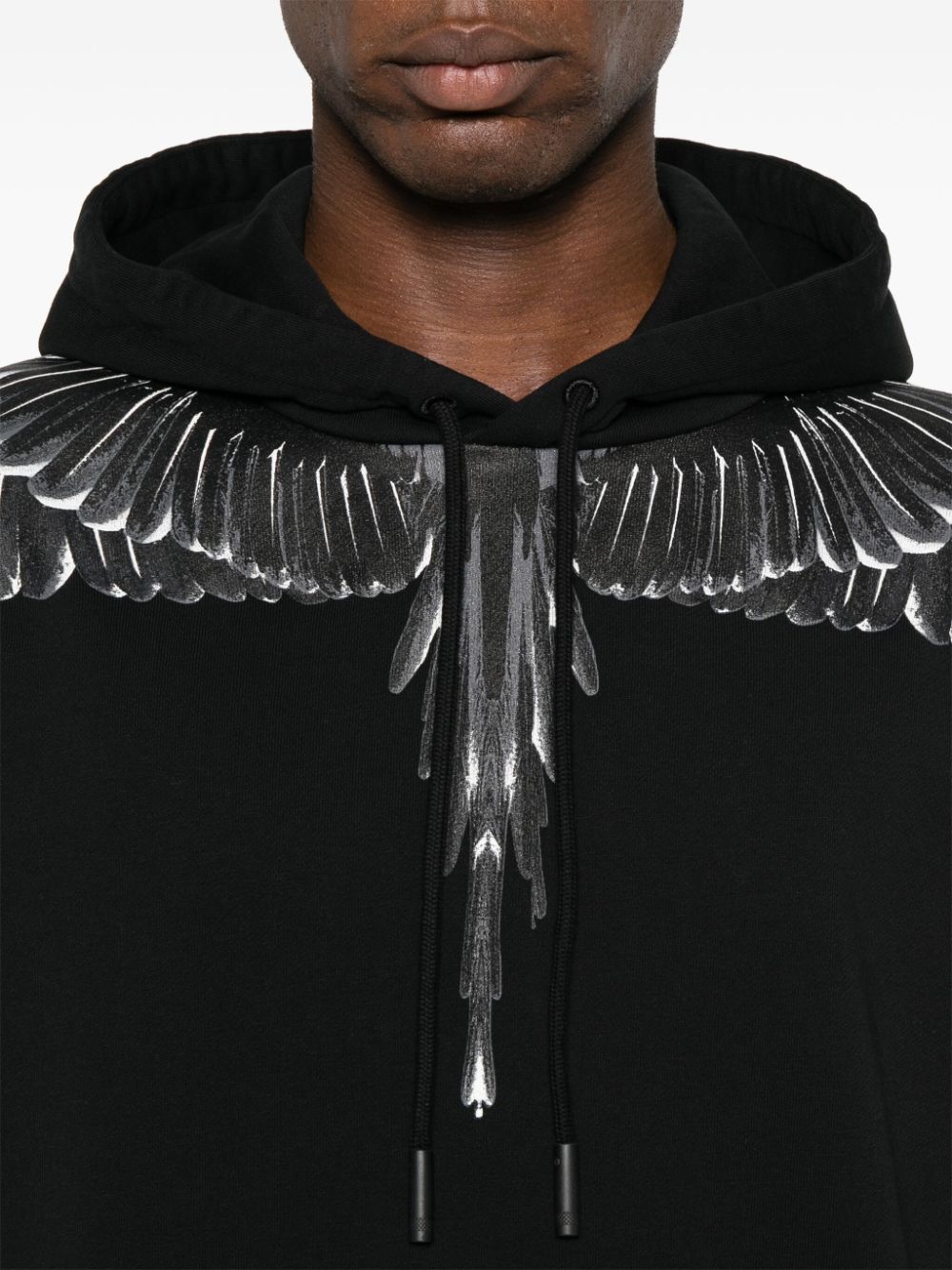 ICON WINGS REGULAR HOODIE BLACK BLACK