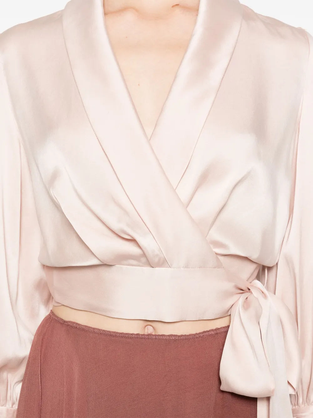 SILK WRAP TOP