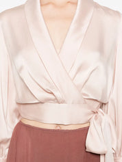 SILK WRAP TOP