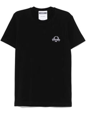 Logo-embroidered T-shirt