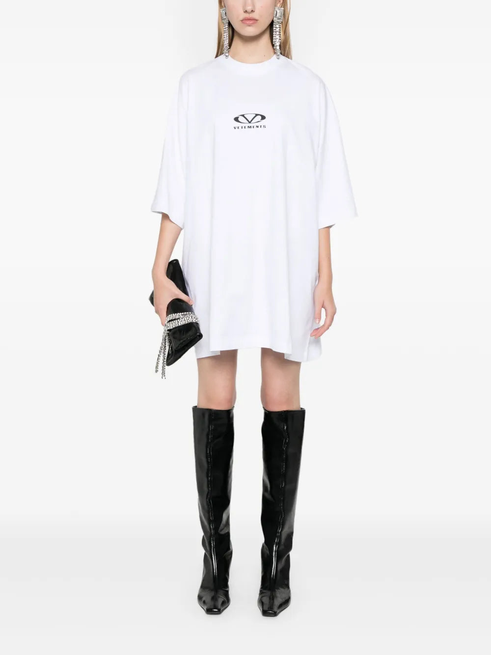 OVAL LOGO OVERSIZED T-SHIRT