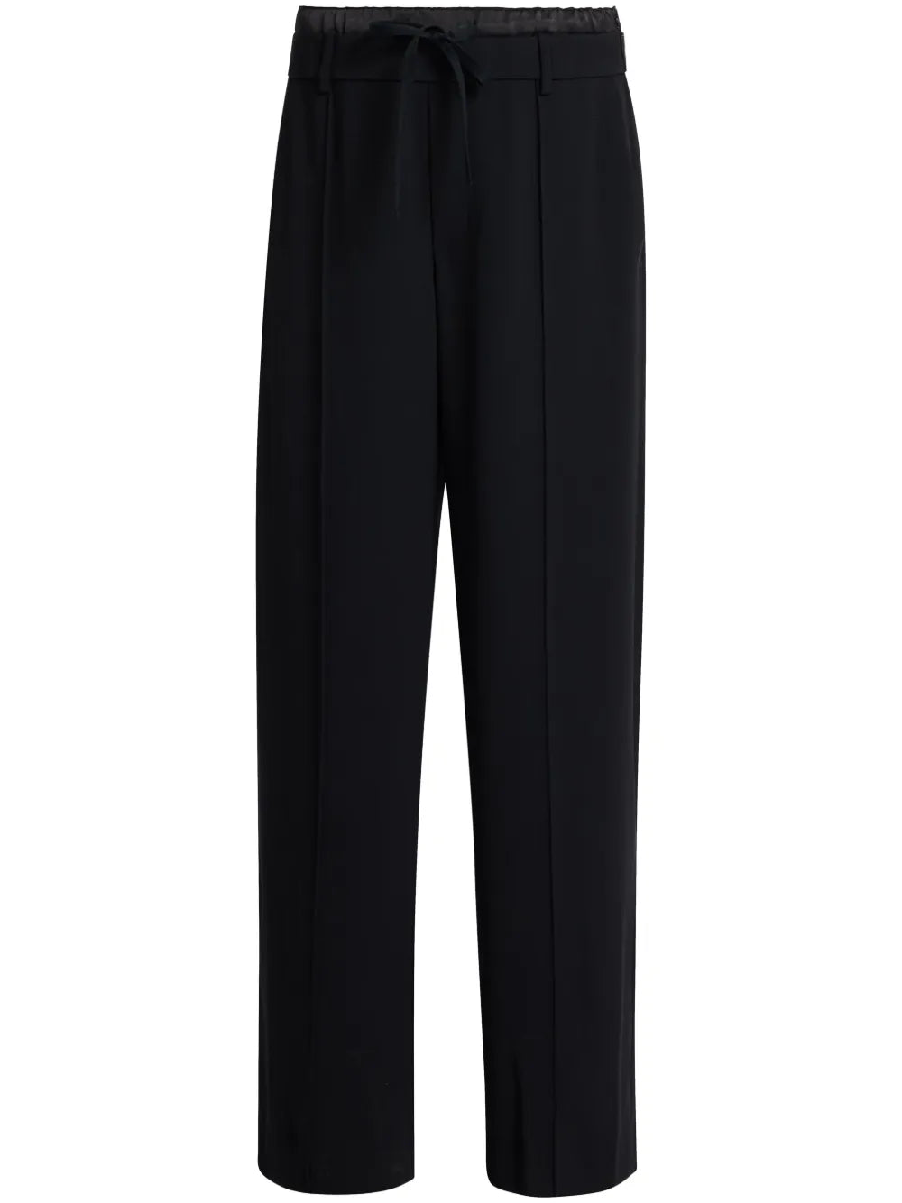 MID RISE DOUBLE WAISTBAND DRAWSTRING PANT