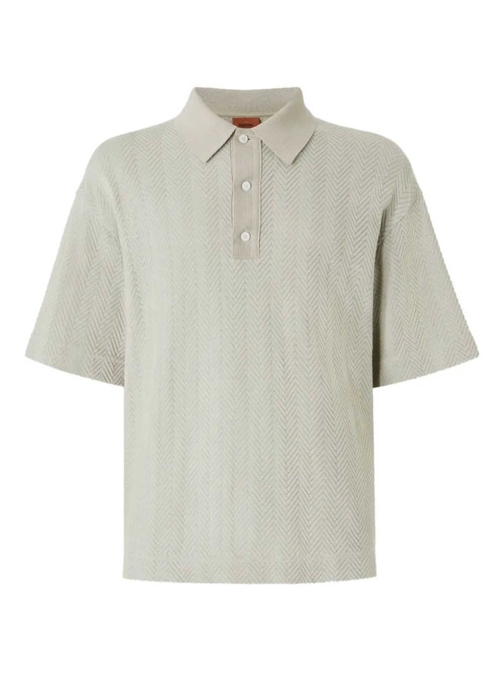 Missoni Zigzag-Woven Polo Shirt