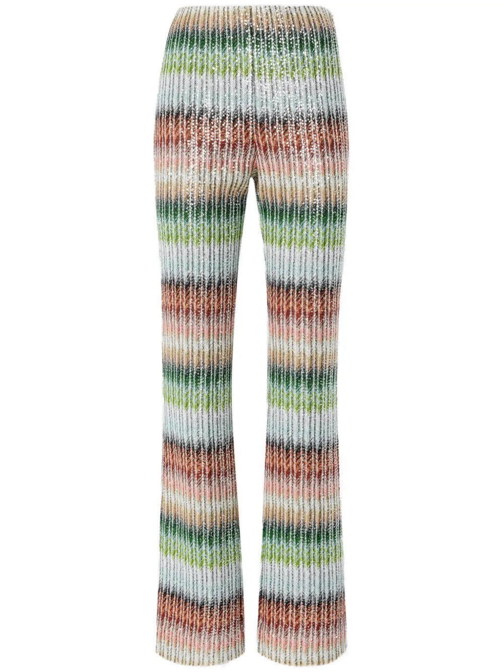 Missoni Zigzag-Pattern Straight Trousers, tailored