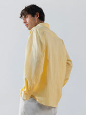 Light yellow long sleeve shirt solmare