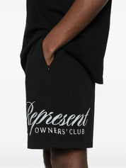 REPRESENT OWNERS CLUB SCRIPT MESH SHORTS