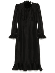 CRUSH FLOWER MIDI DRESS