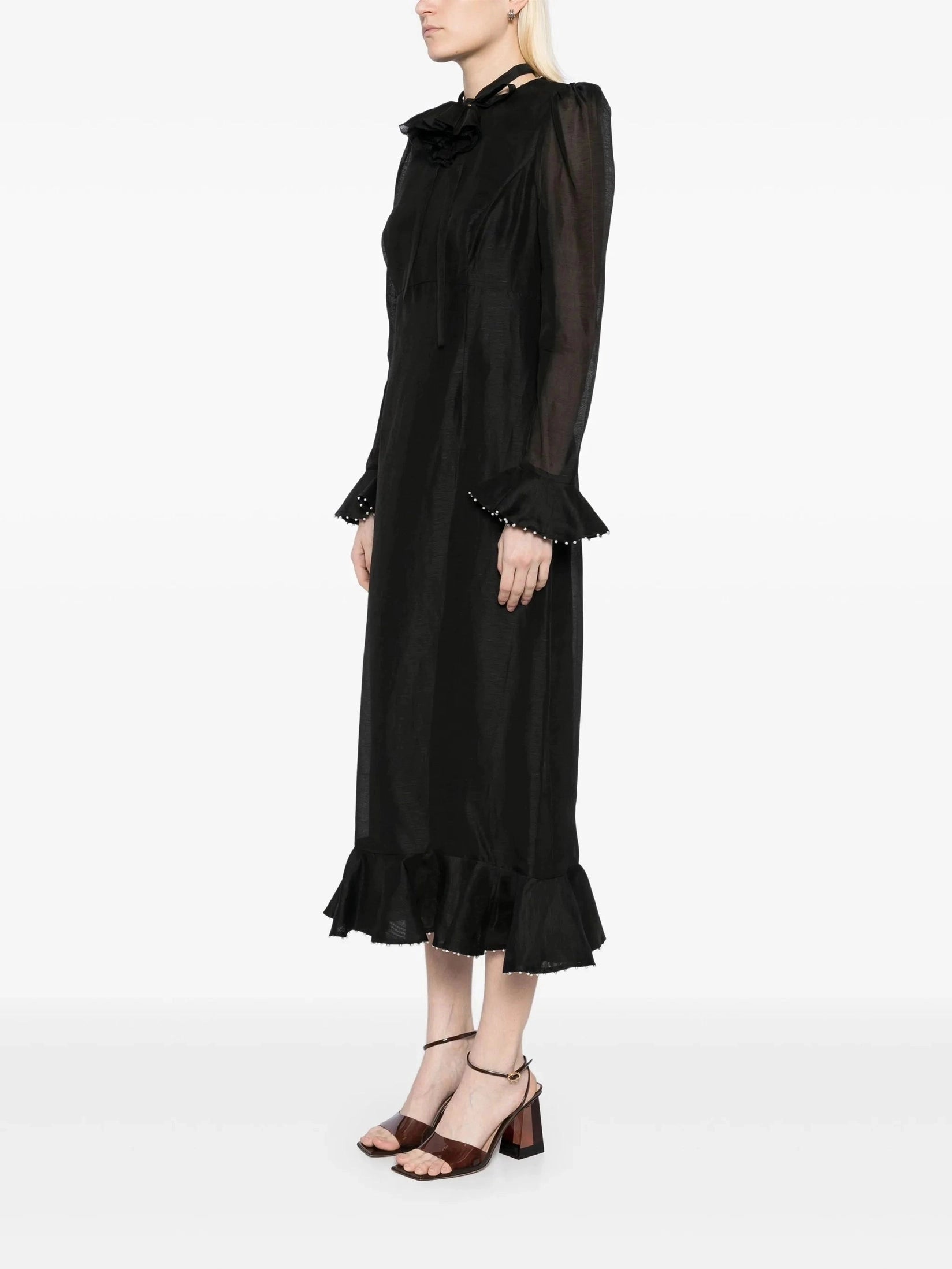 Crush flower midi dress