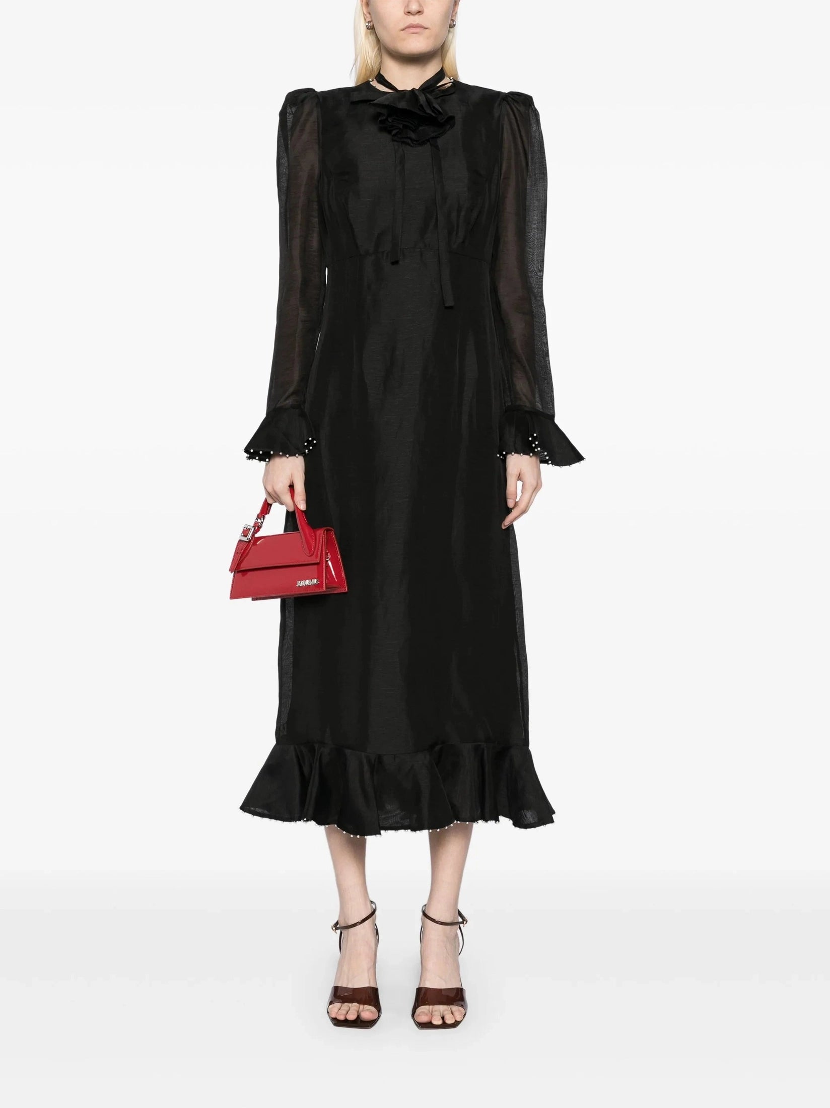 Crush flower midi dress